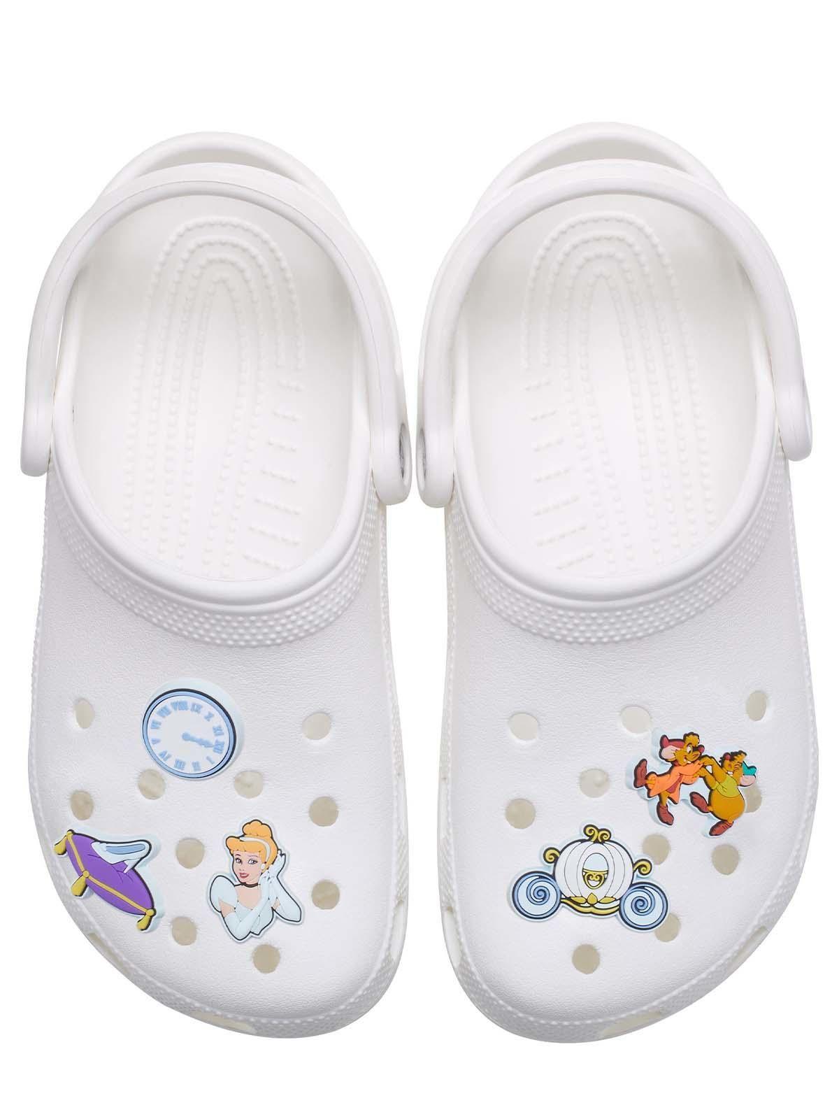 Jibbitz Crocs Cenicienta Pack 5 Blanco-1