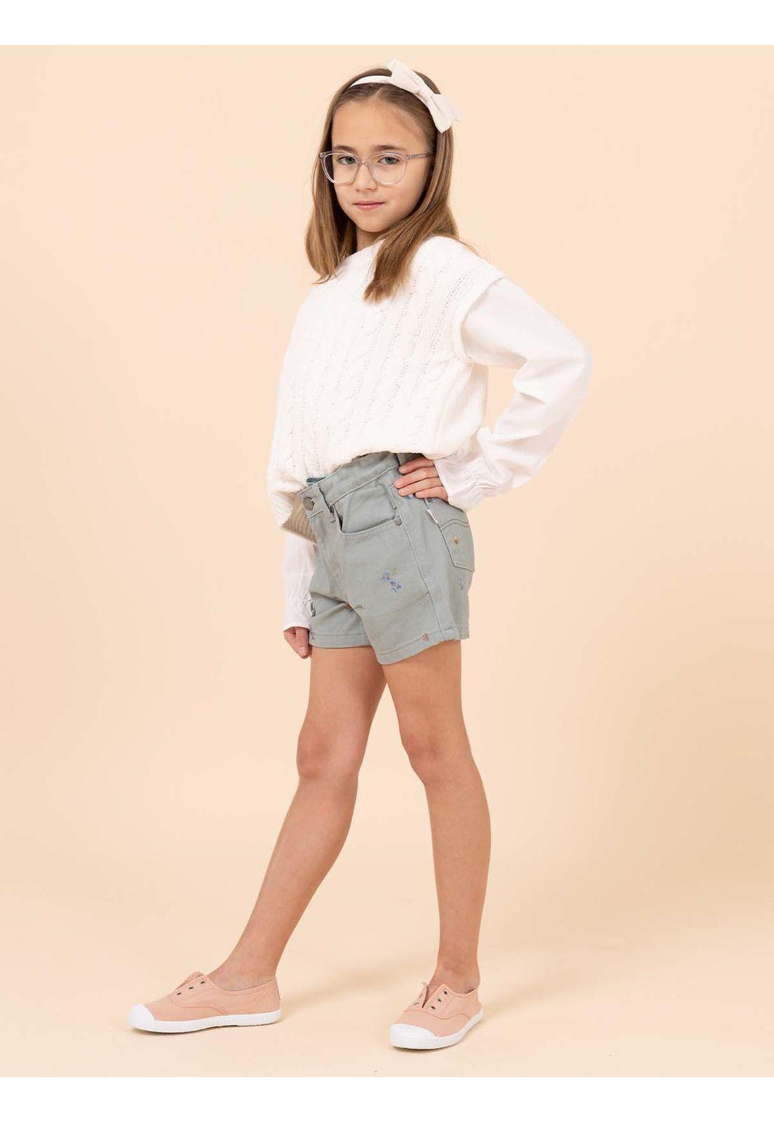 Chaleco Niña Fiore Blanco-1