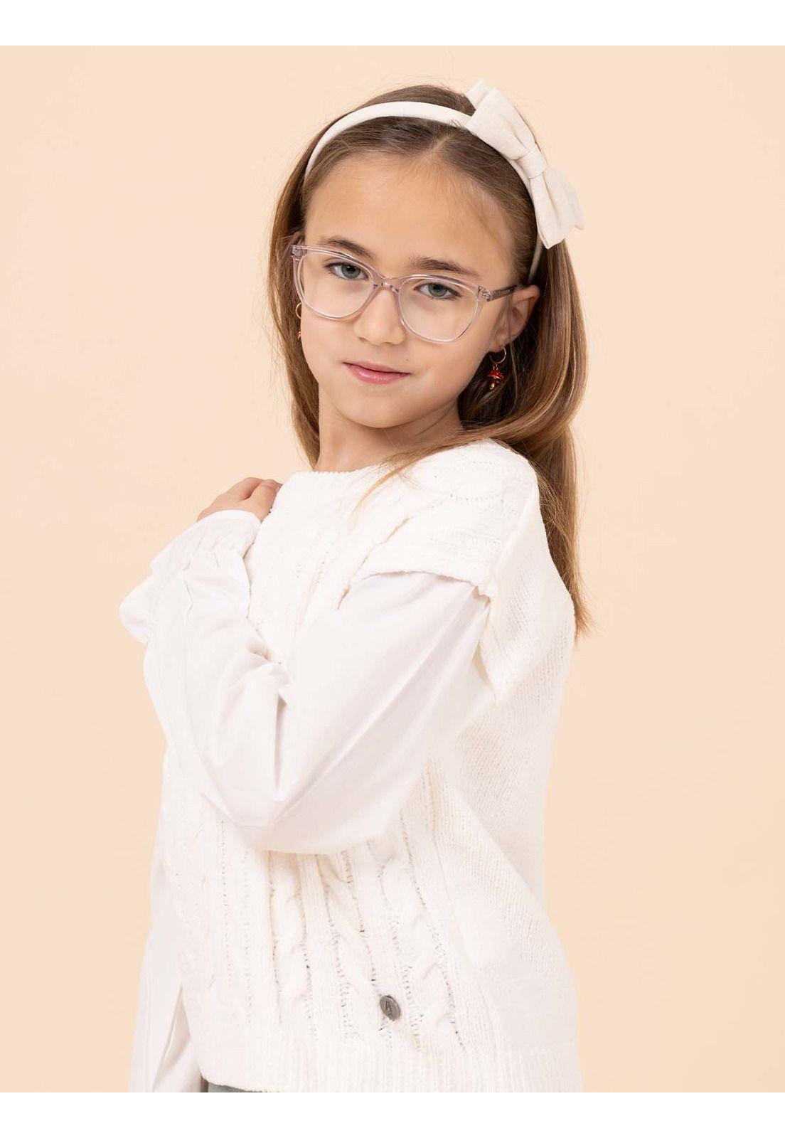 Chaleco Niña Fiore Blanco-3