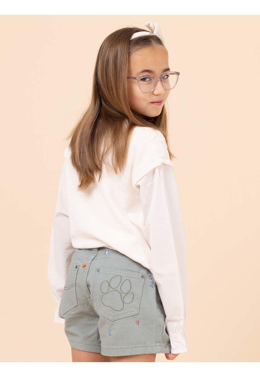Chaleco Niña Fiore Blanco-5