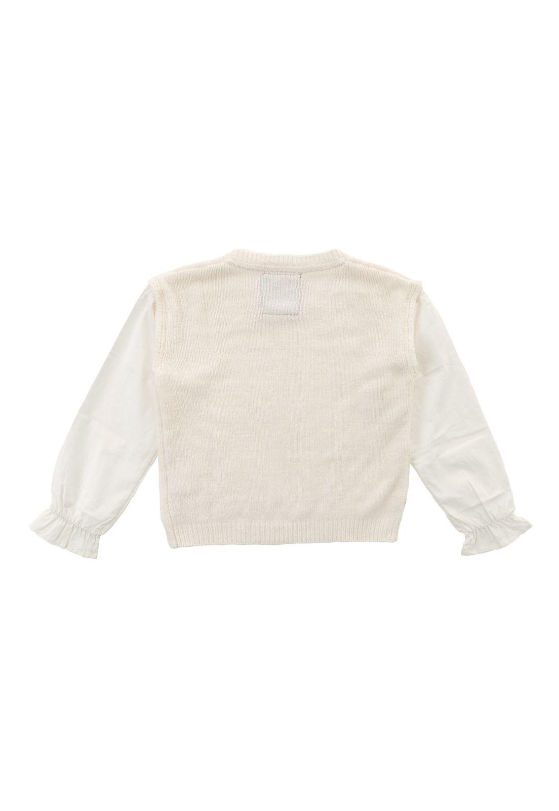 Chaleco Niña Fiore Blanco-6