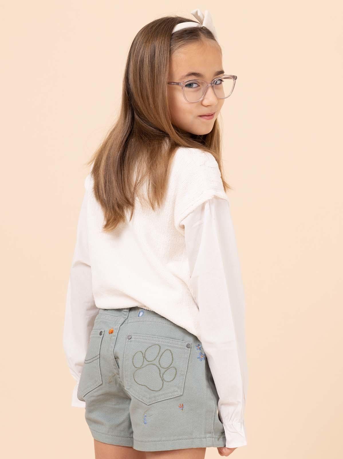 Chaleco Niña Fiore Blanco-5