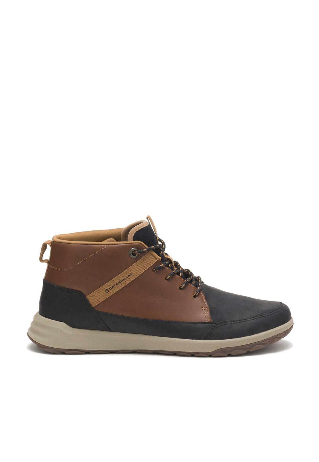 Zapatilla Cuero Quest Mid Negro Hombre-1