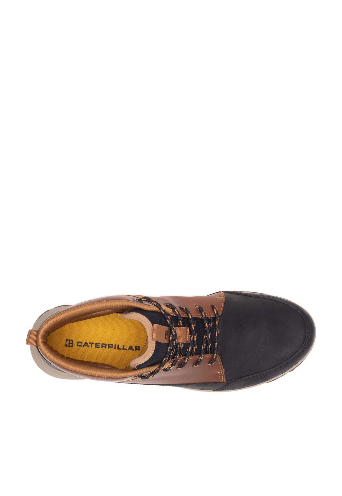 Zapatilla Cuero Quest Mid Negro Hombre-4