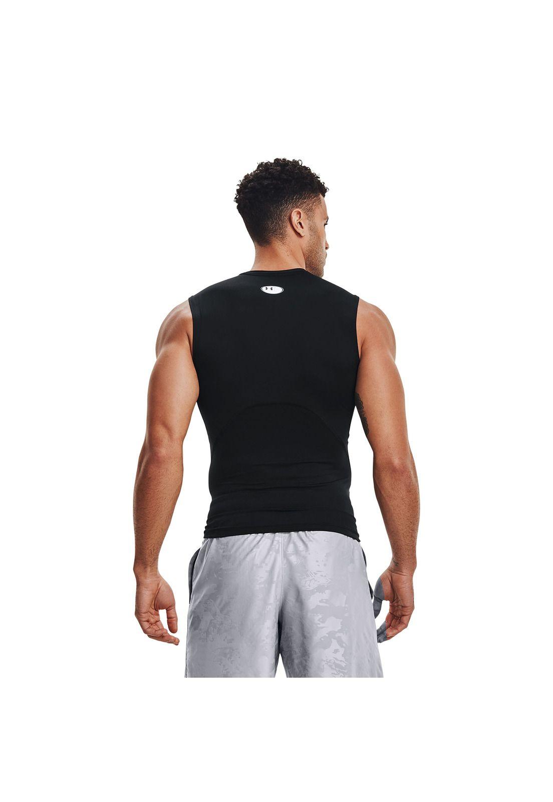 Polera Hombre Ua Hg Armour Comp Sl Negro-4