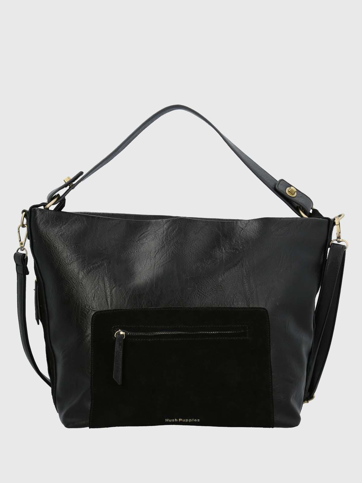 Cartera Ecocuero Mujer Laryn Hobo Negro-0