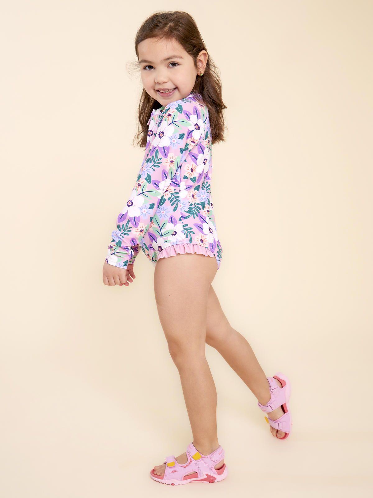 Traje De Baño Niña Bondi Rosado-4