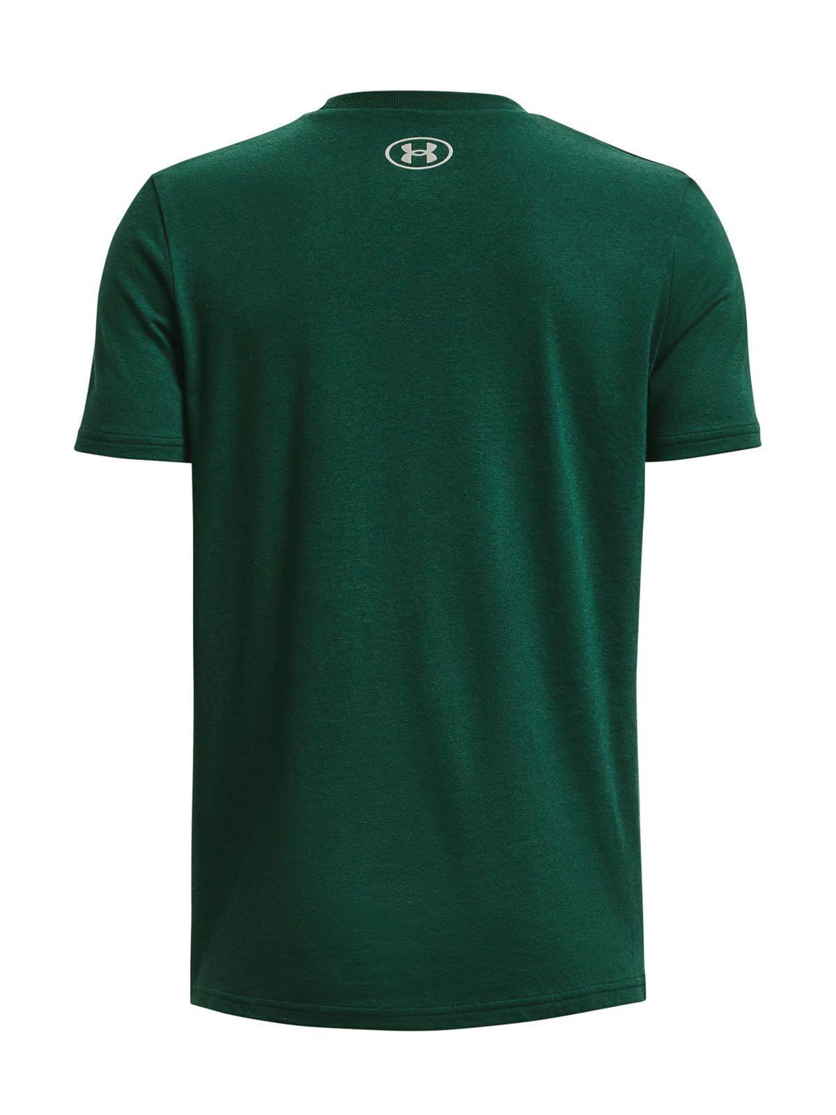 Polera manga corta BoxLogo Camo niño Verde-1
