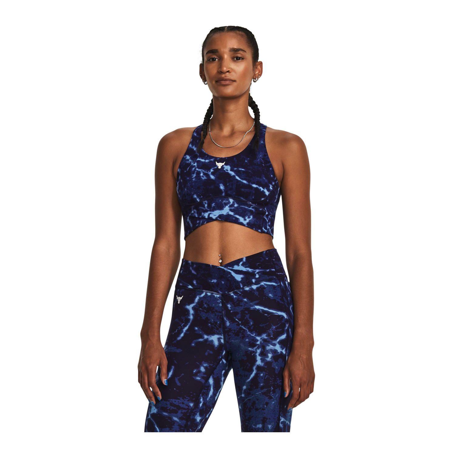 Polera S/M Training Pjt Rck Lg Crssvr Azul Mujer-3