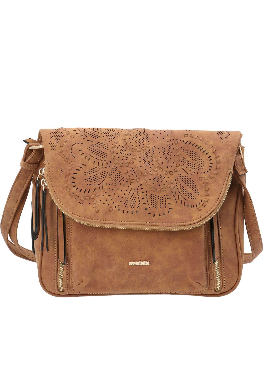 Cartera Mujer Betty Cross Café-0