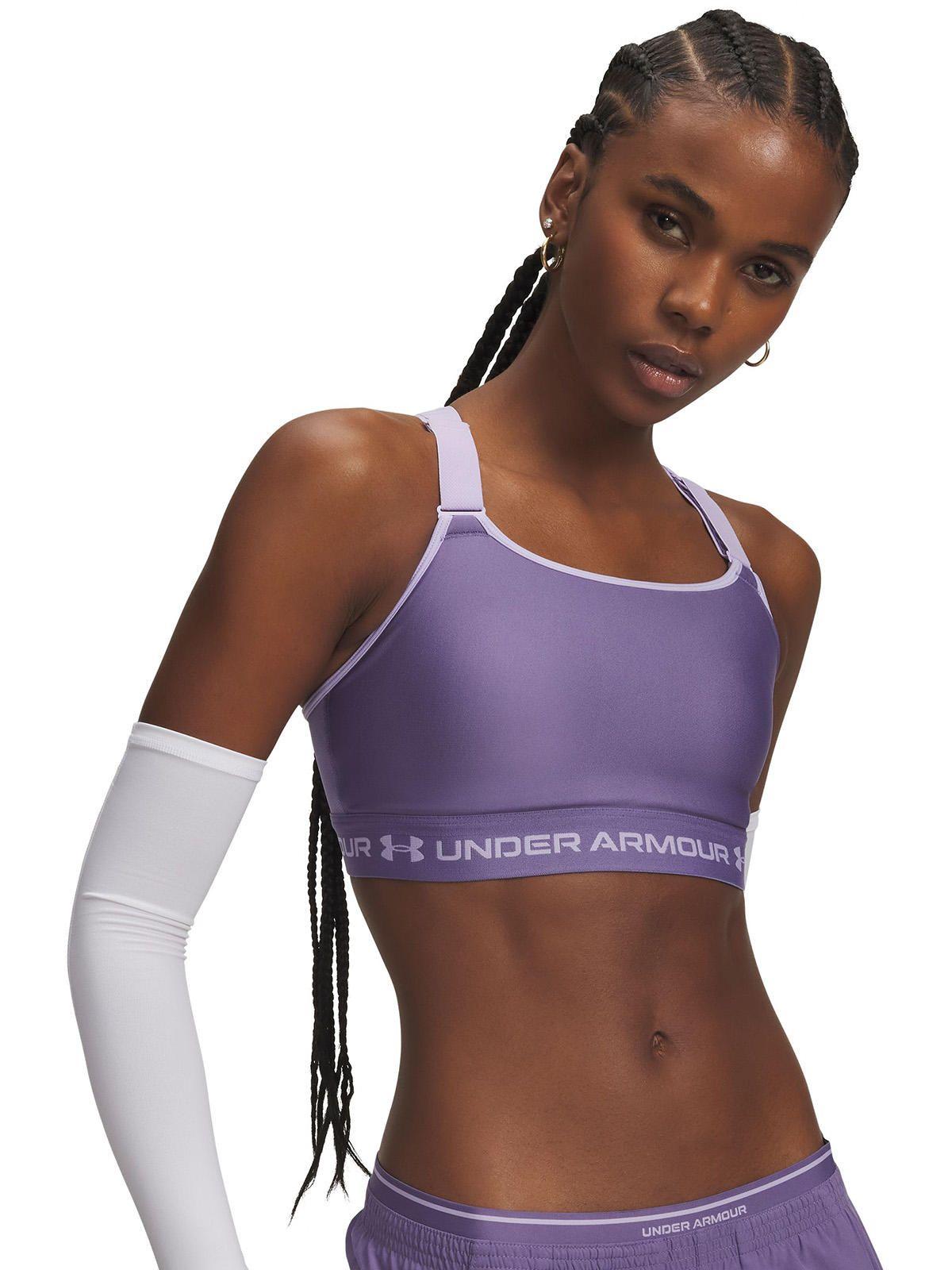 Peto Mujer Heatgear Crossback High Morado-0