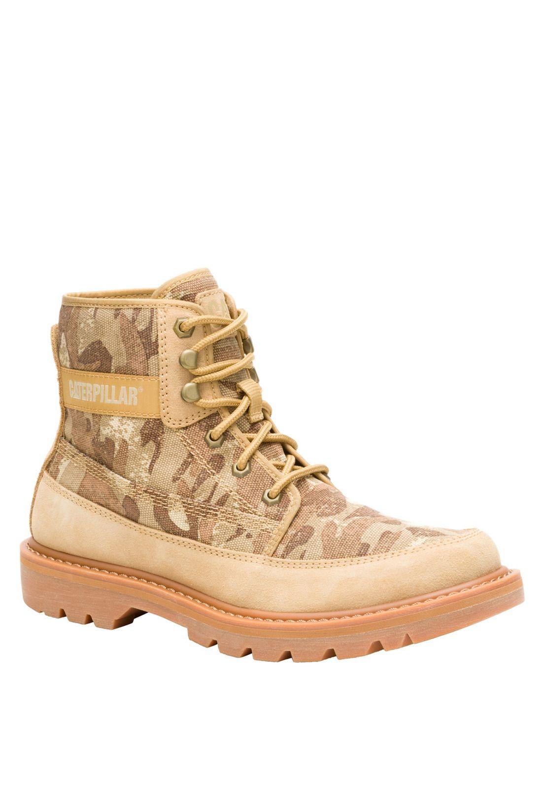Botin Hombre Colorado 2 Canvas Beige-0