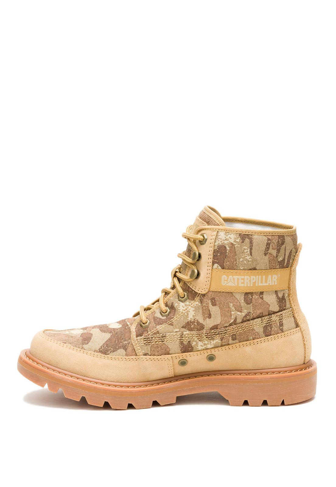 Botin Hombre Colorado 2 Canvas Beige-3