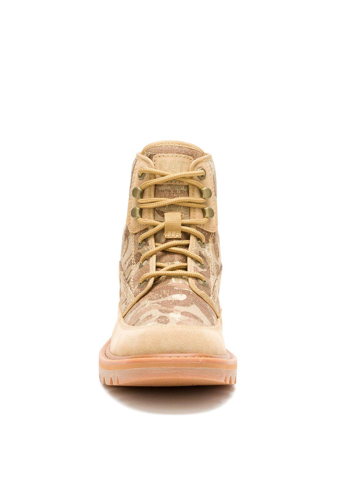 Botin Hombre Colorado 2 Canvas Beige-4
