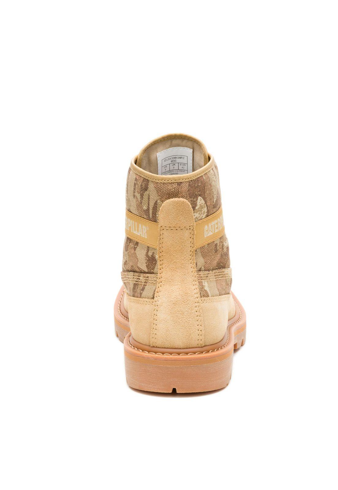 Botin Hombre Colorado 2 Canvas Beige-5