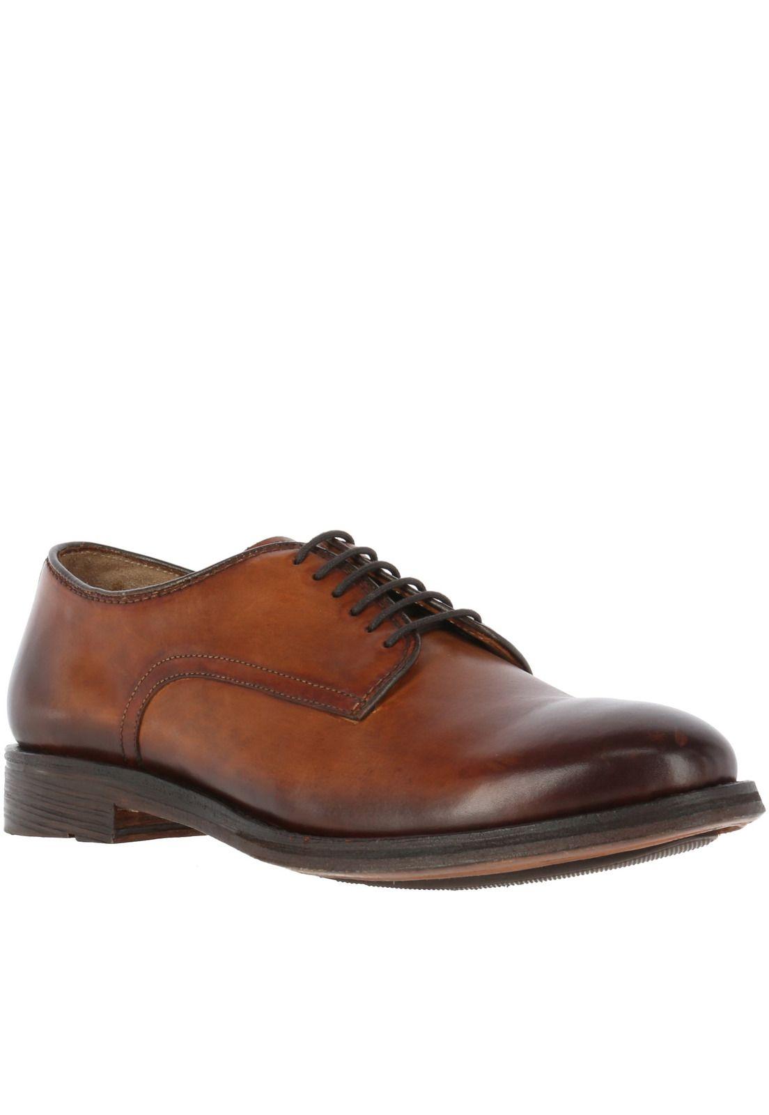 Zapato Cuero Hombre Coventry Café-0