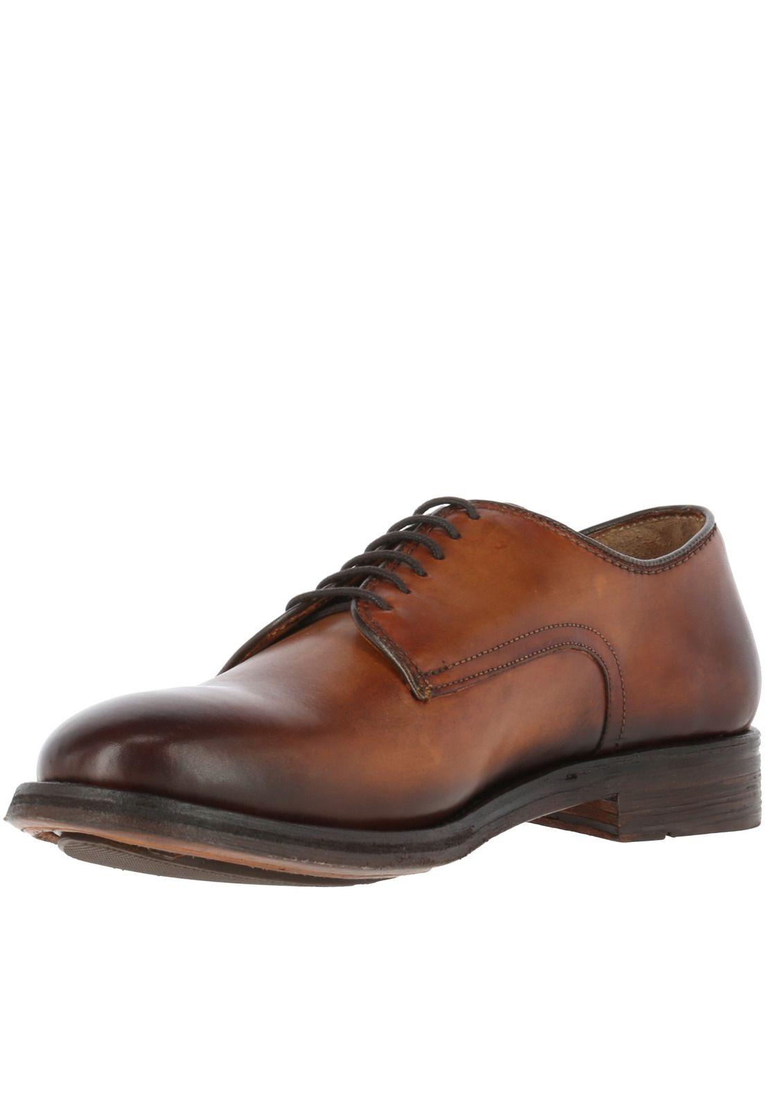 Zapato Cuero Hombre Coventry Café-1