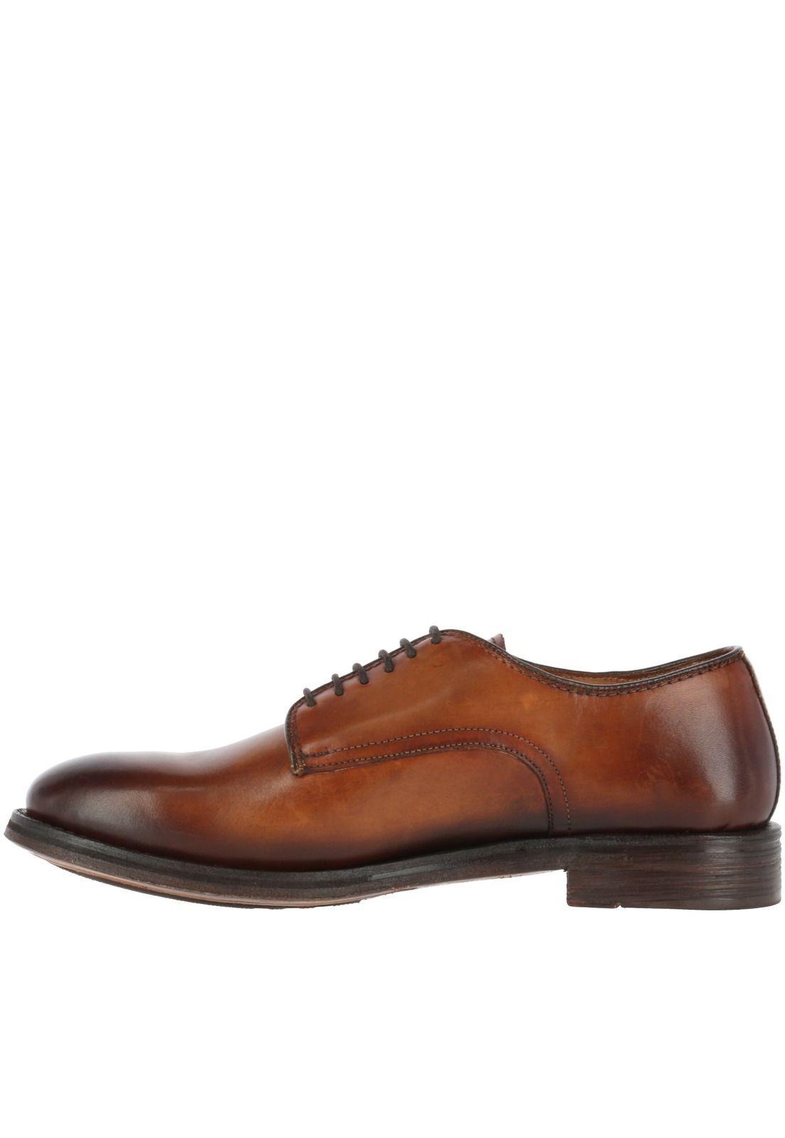 Zapato Cuero Hombre Coventry Café-3