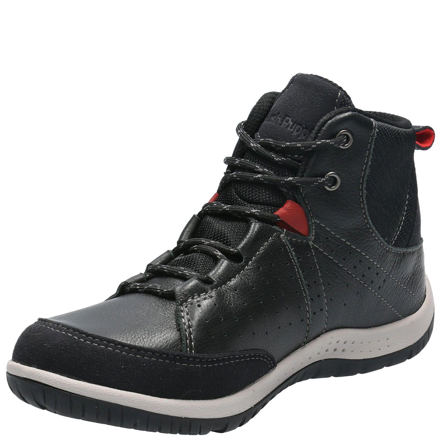 Botin Cuero Mujer Lumer Negro-4