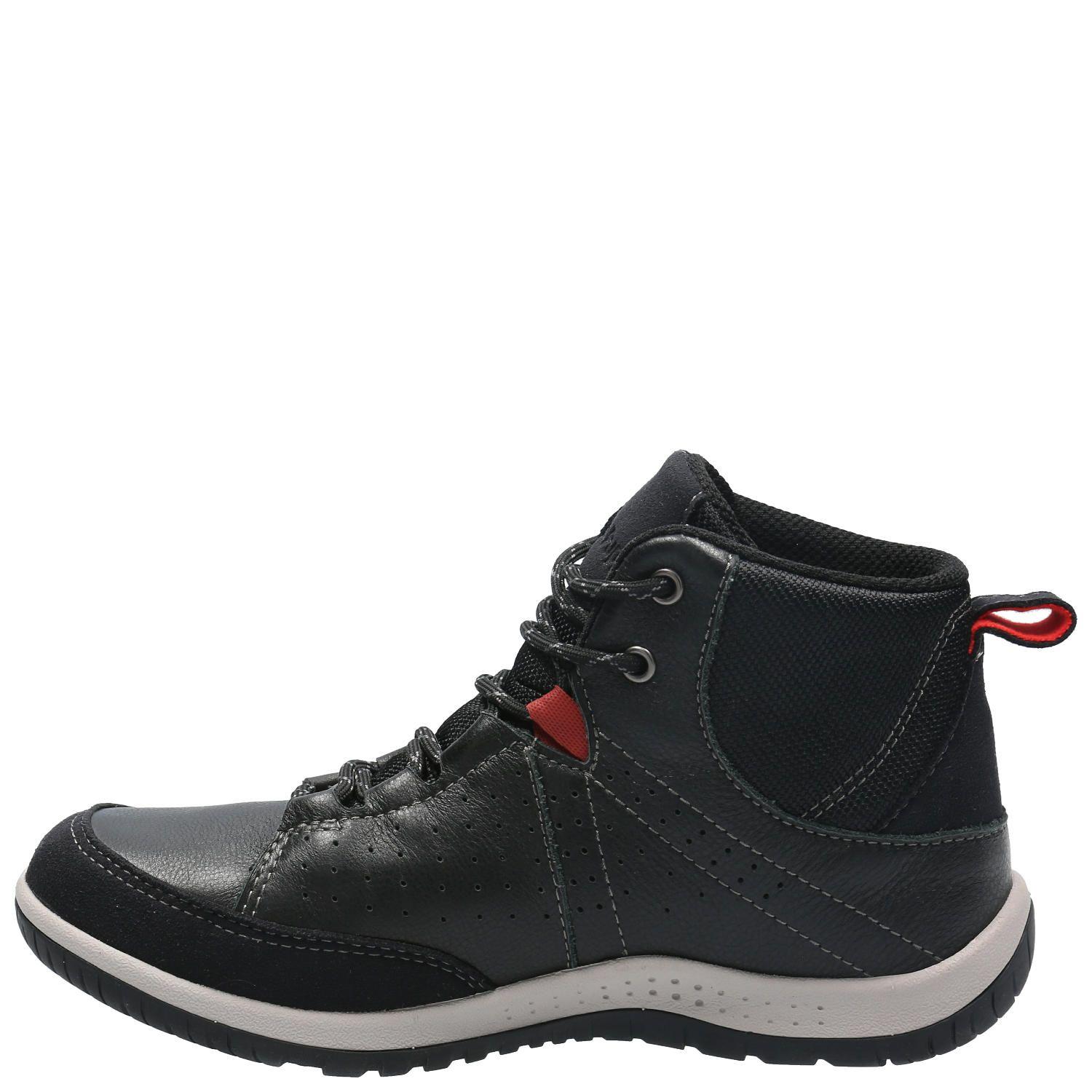 Botin Cuero Mujer Lumer Negro-5