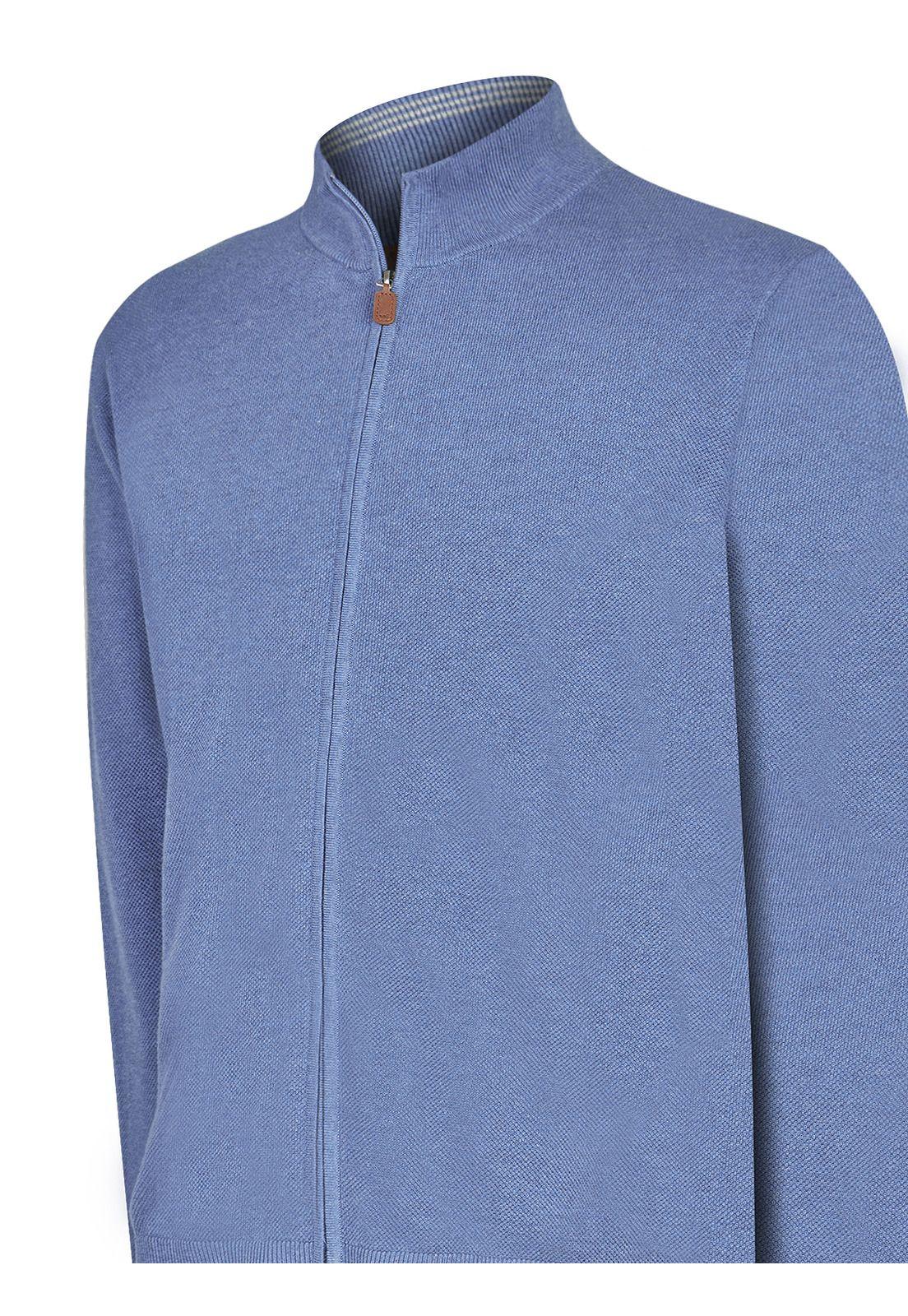 Chaleco Algodón Org Azul Bilbaofull Hombre -3