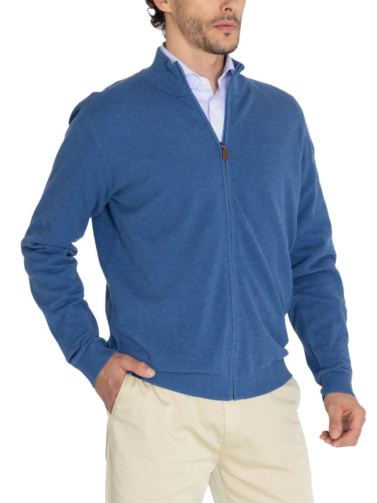 Chaleco Algodón Org Azul Bilbaofull Hombre -5