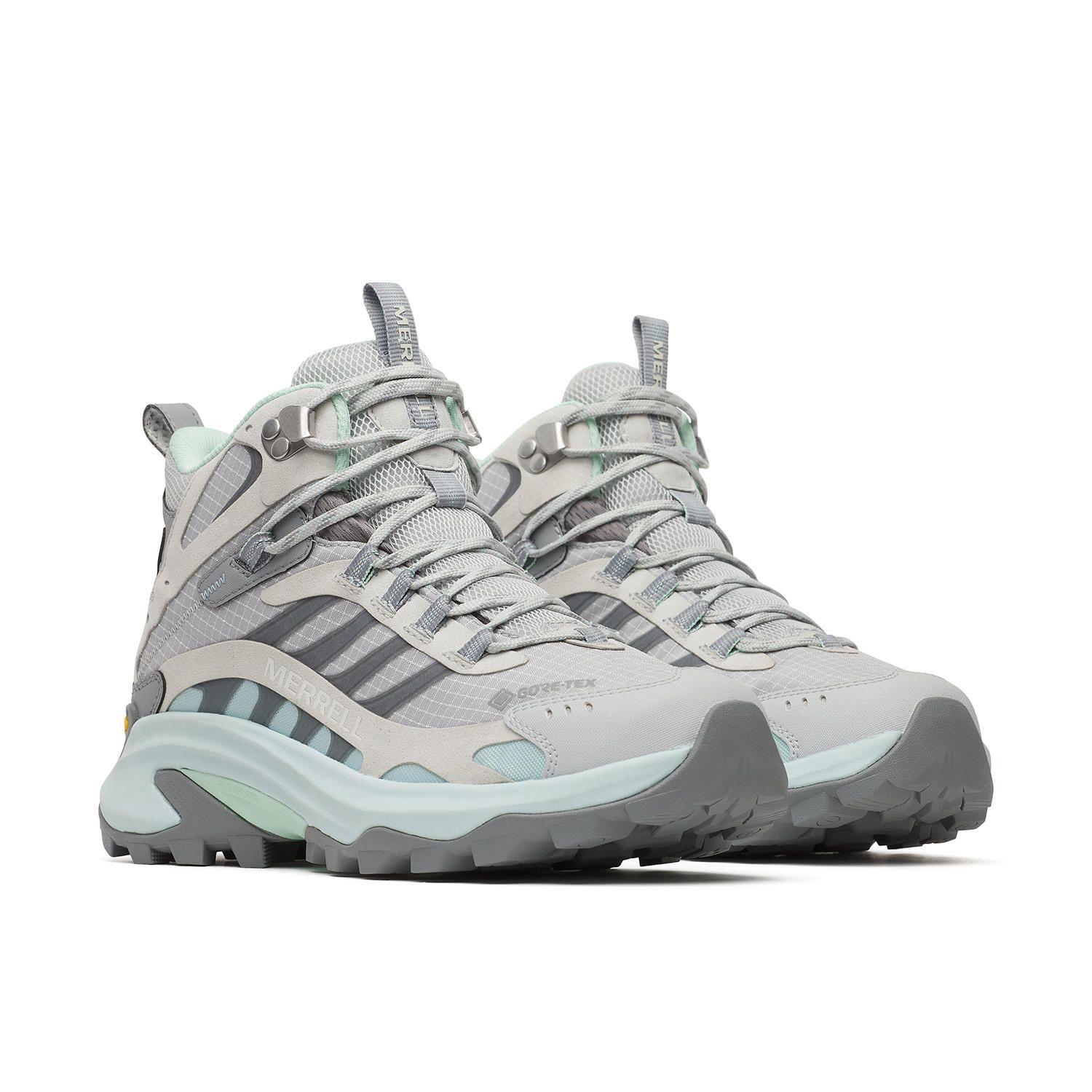 Botin Mujer Moab Speed 2 Mid Gore-Tex Gris-3