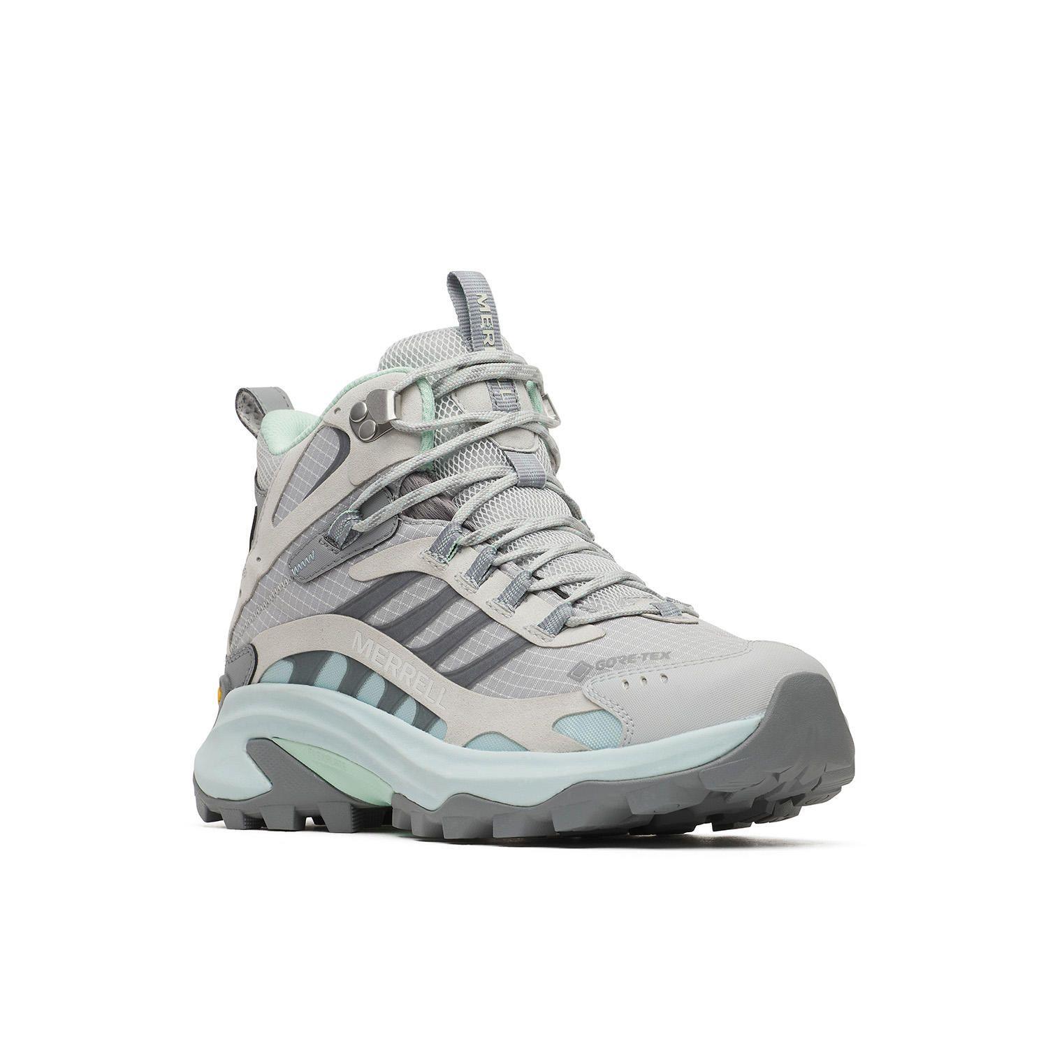 Botin Mujer Moab Speed 2 Mid Gore-Tex Gris-4