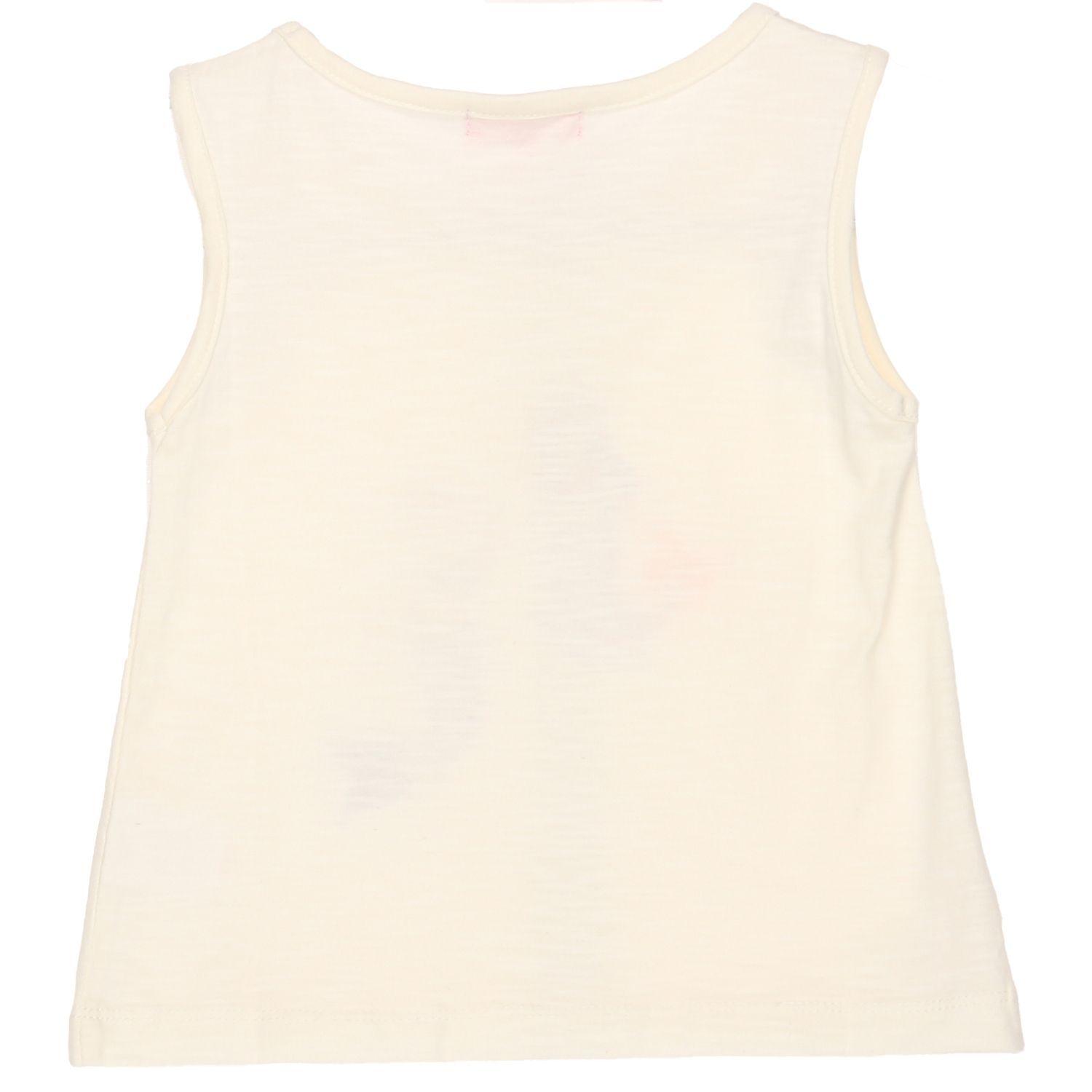 Polera S/M Niña Mermaids Blanco-1