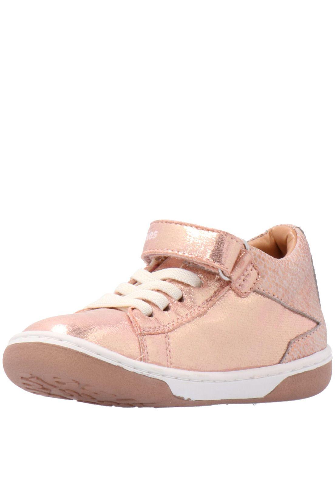 Zapatilla  Niña Emma Velcro Rosa-3