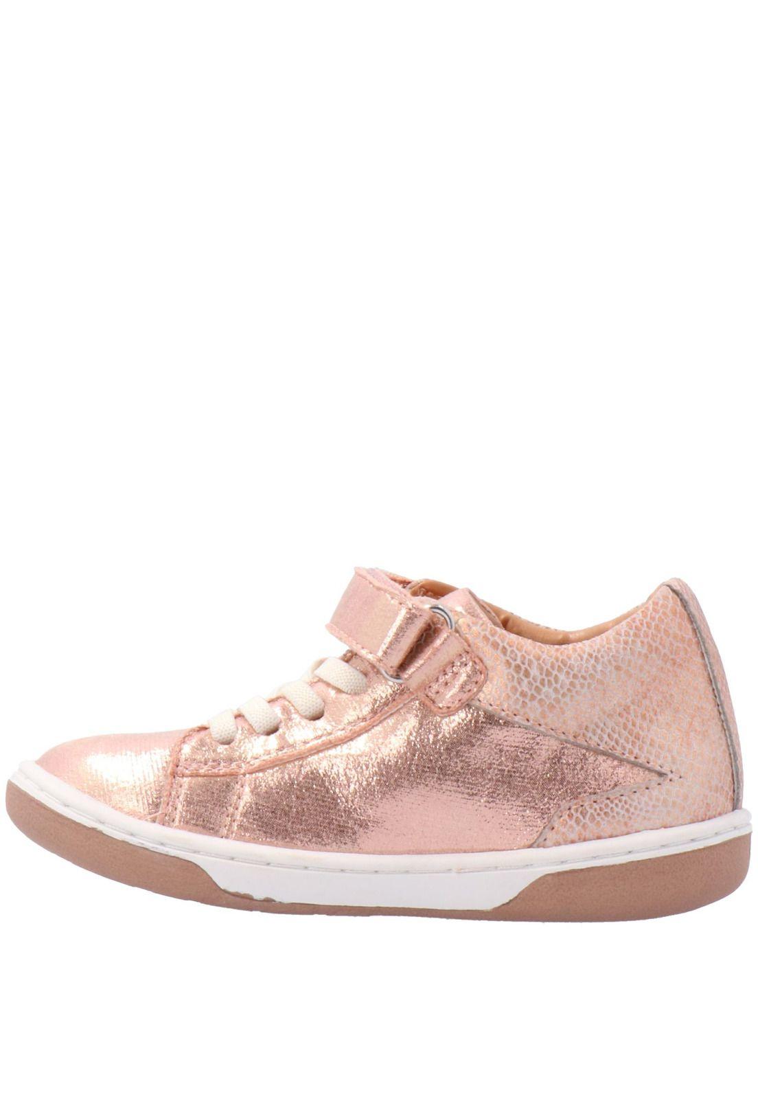 Zapatilla  Niña Emma Velcro Rosa-4