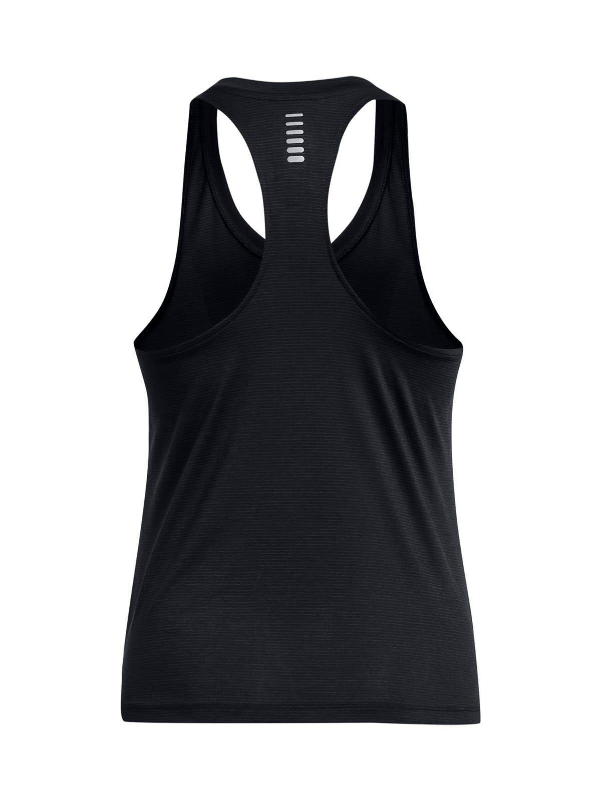 Polera sin mangas Running UA mujer Launch negro-1