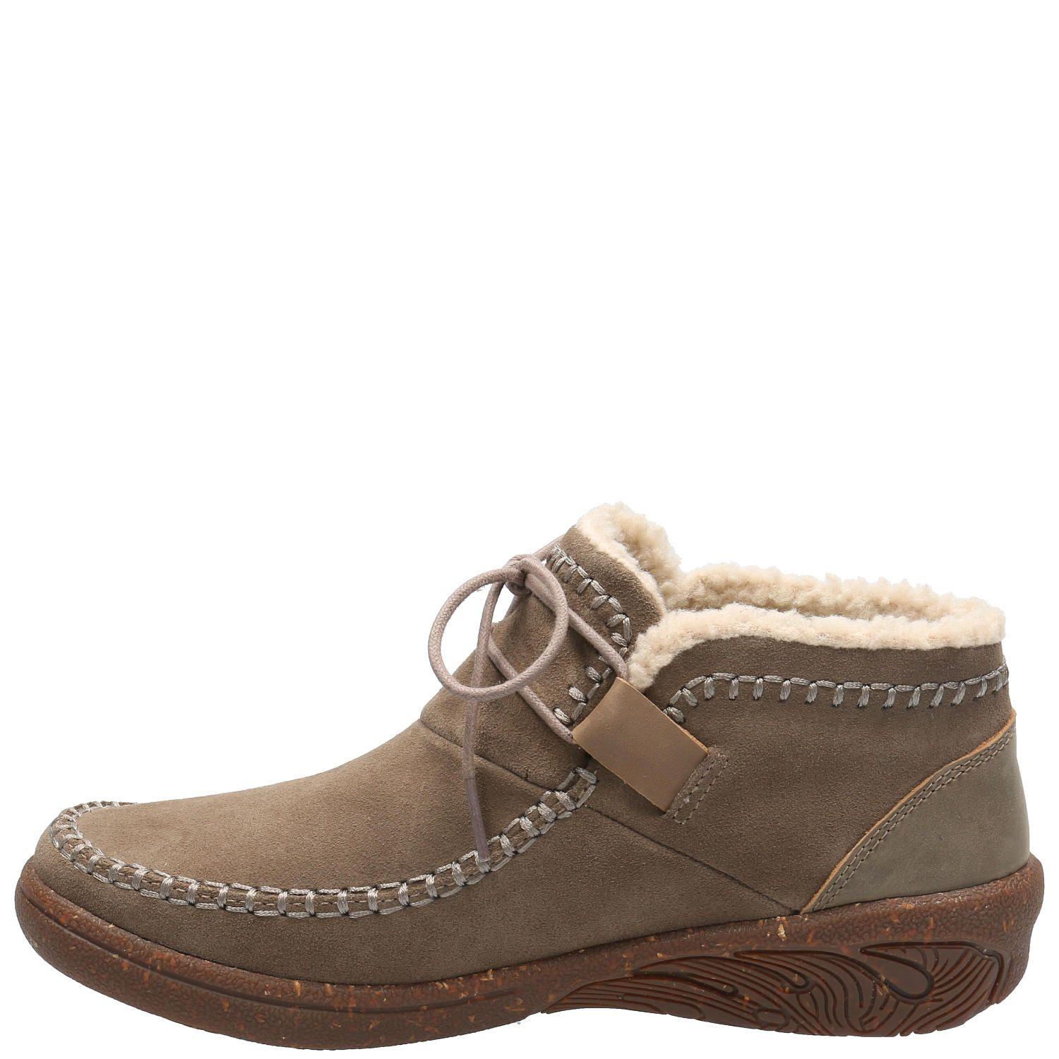 Botín Cuero Mujer Cipres Gris Pardo-5