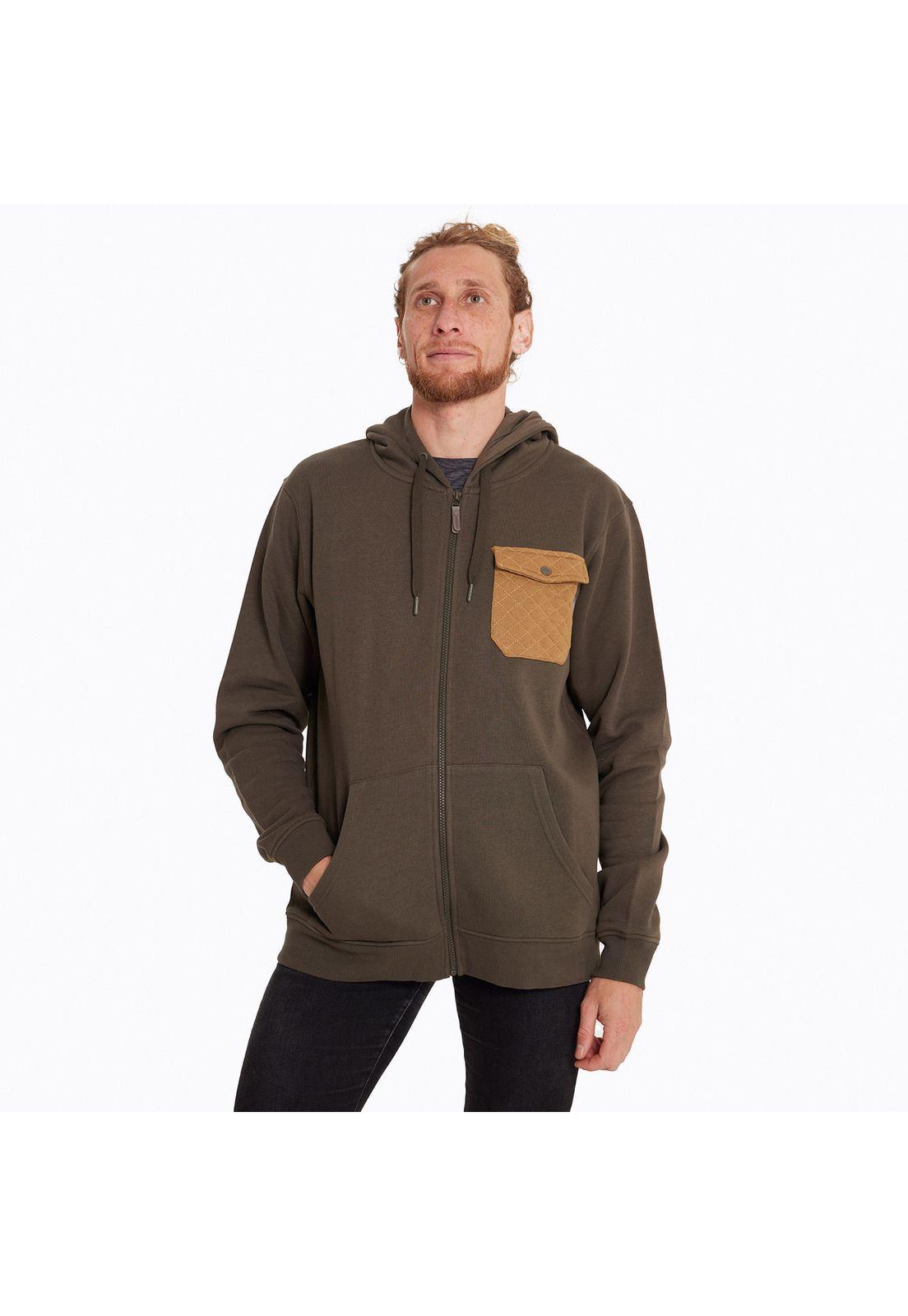 Polerón Hombre Coyote Sweatshirt Café-0