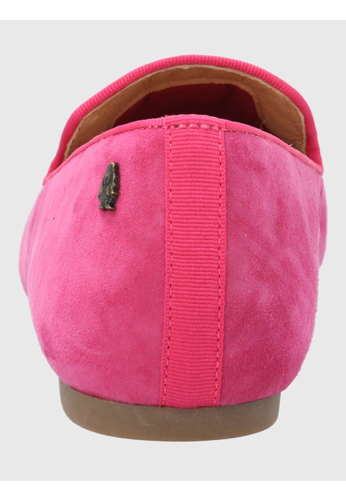 Mocasin Cuero Mujer Oda Rosado-6