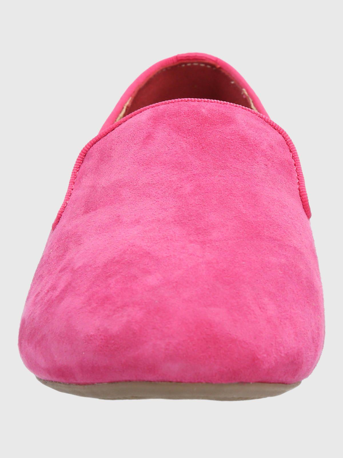 Mocasin Cuero Mujer Oda Rosado-3