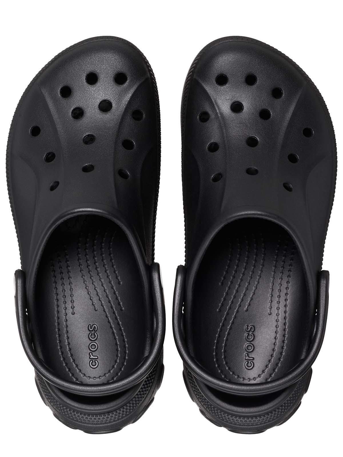 Zueco Crocs Mujer Plataforma Negro-4