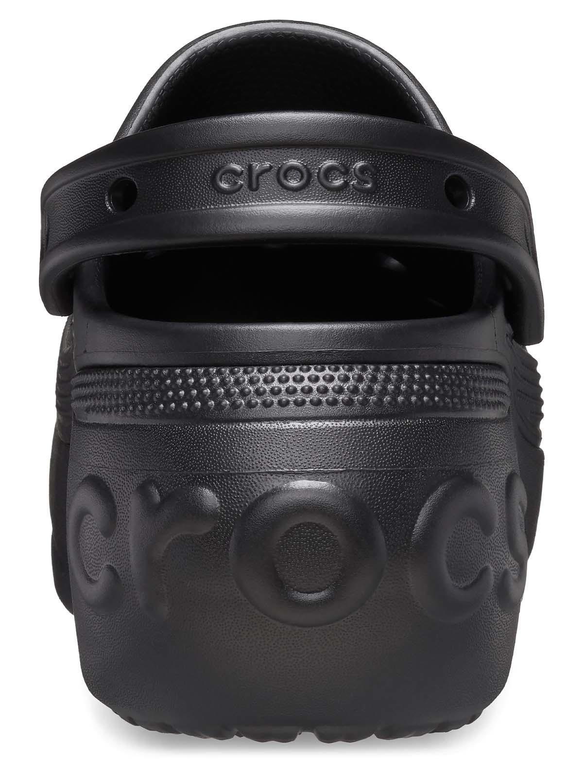 Zueco Crocs Mujer Plataforma Negro-7