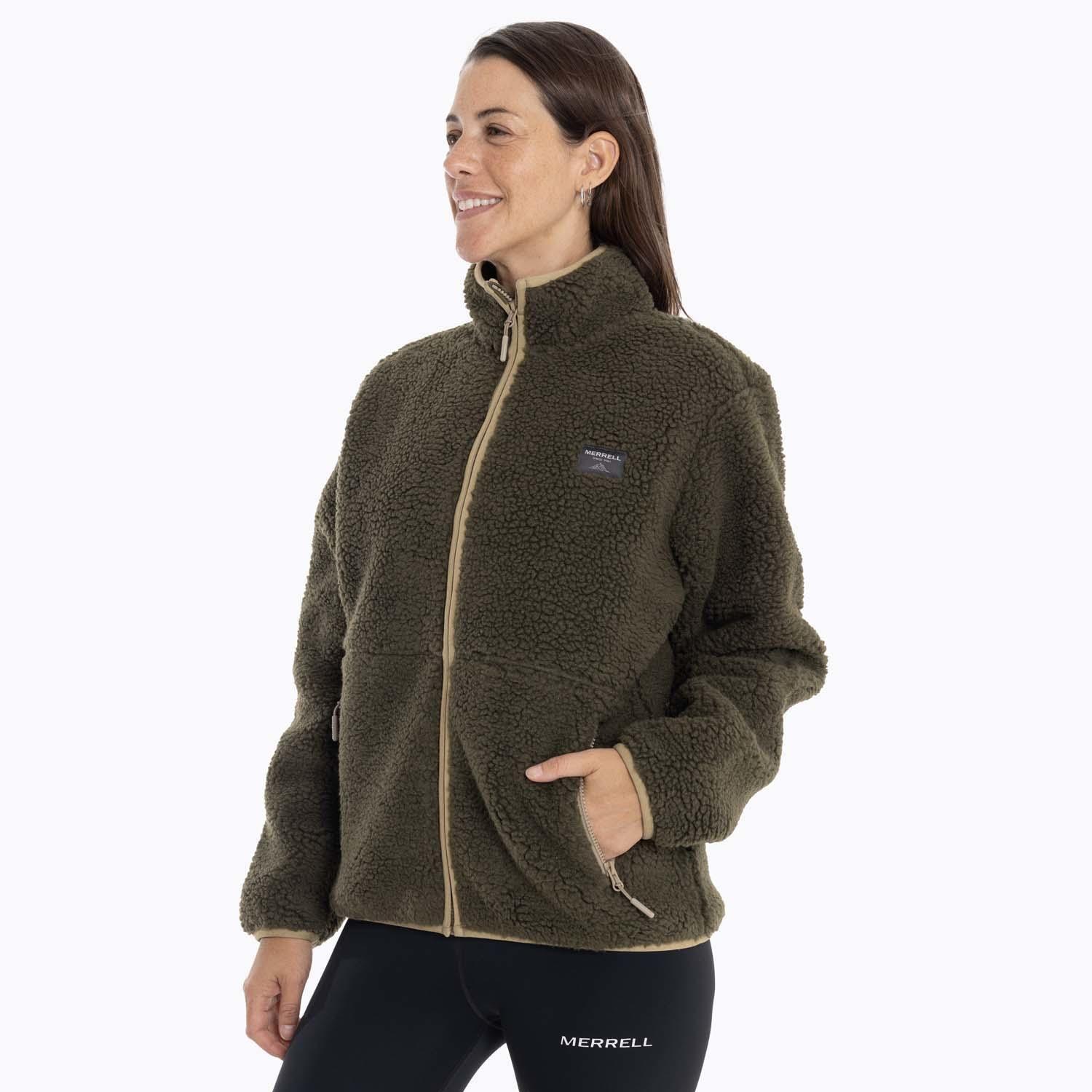 Polar Mujer Sagava Sherpa Café oscuro Merrell-1