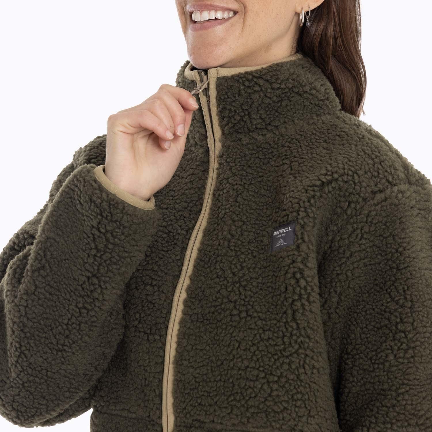 Polar Mujer Sagava Sherpa Café oscuro Merrell-4