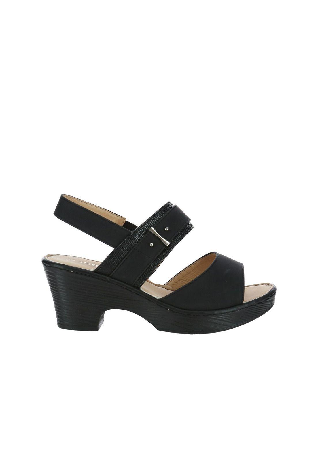 Sandalia Mujer Nana Negro-0