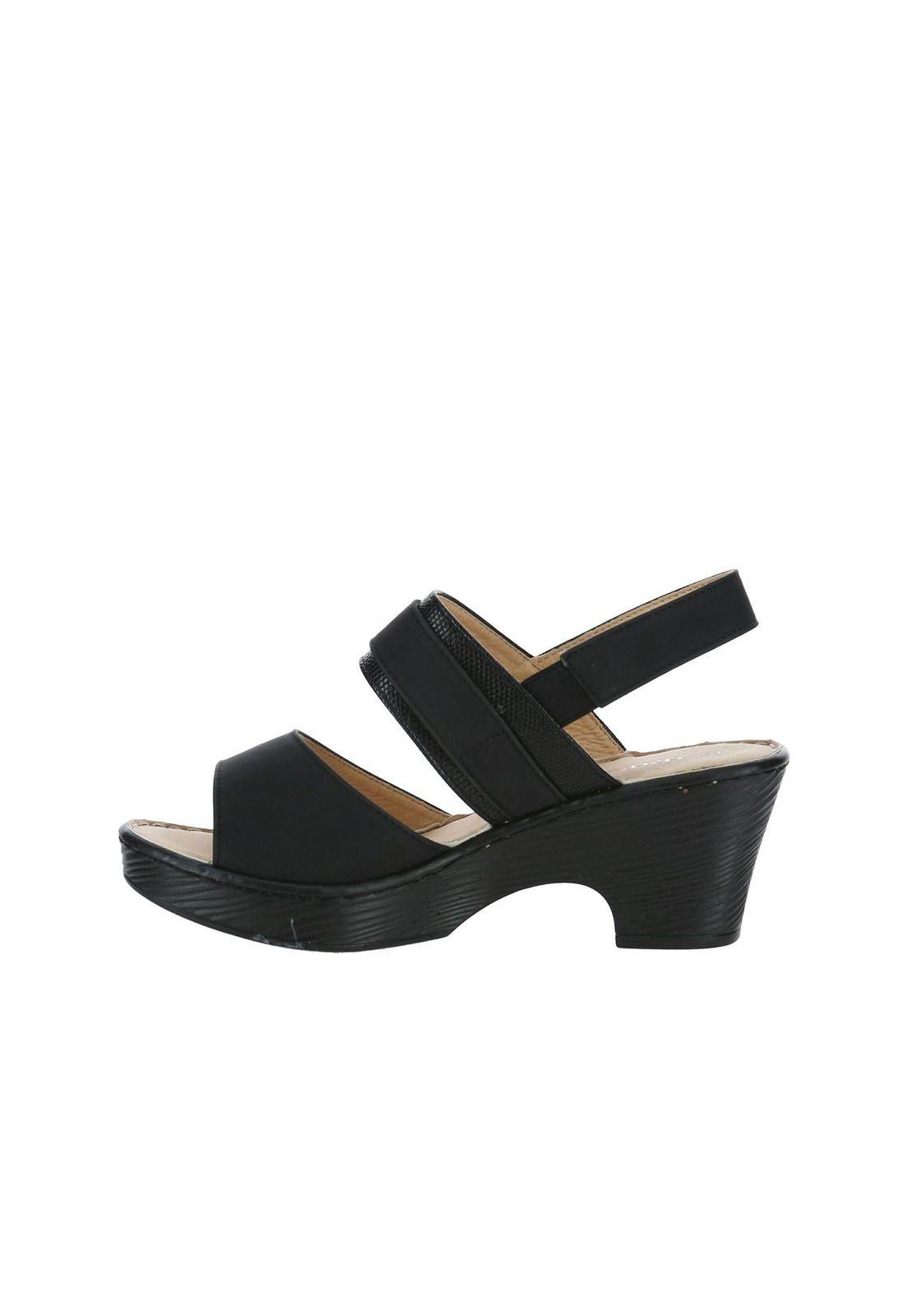 Sandalia Mujer Nana Negro-4