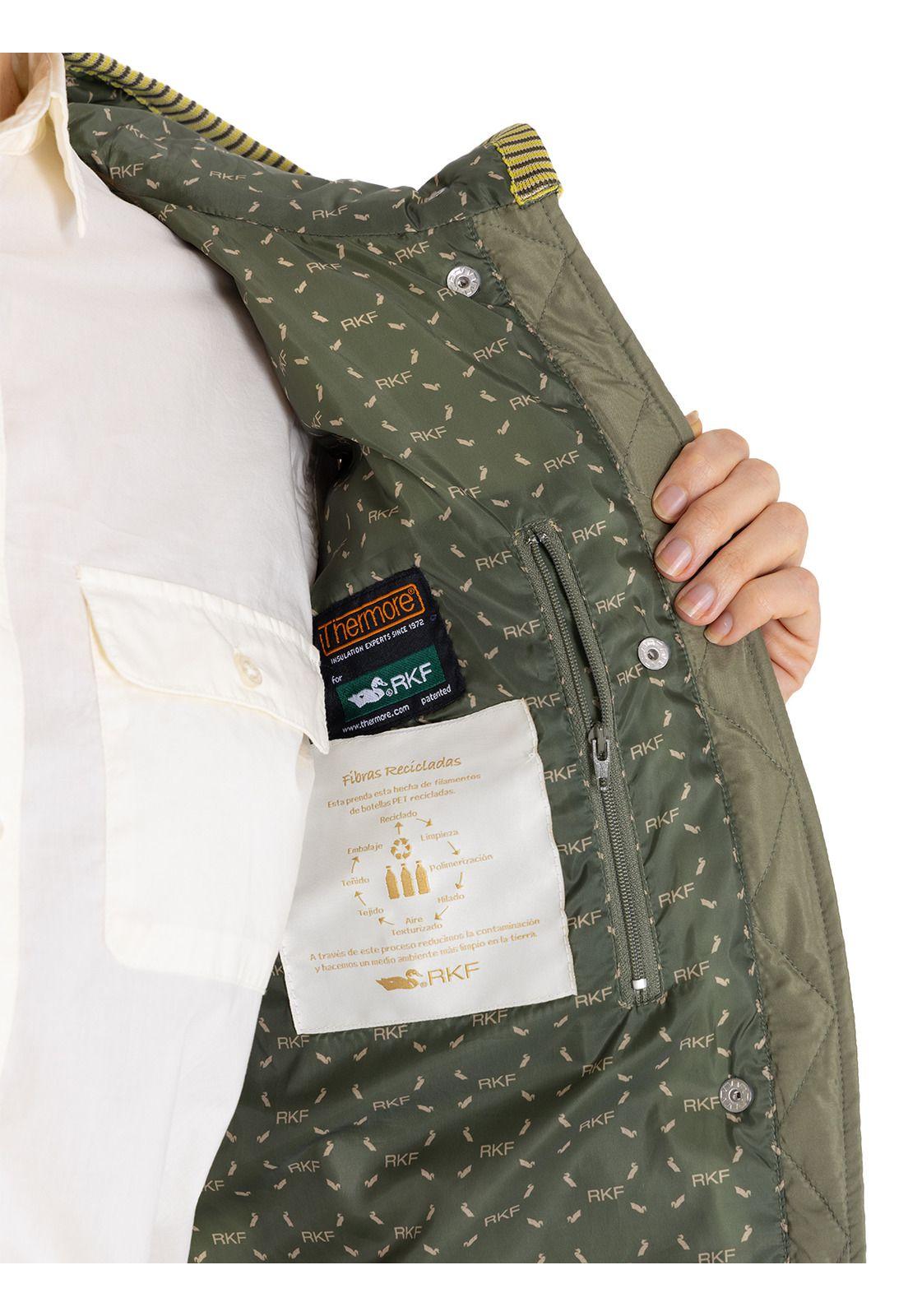 Parka Thermore Verde Nachi Mujer -7