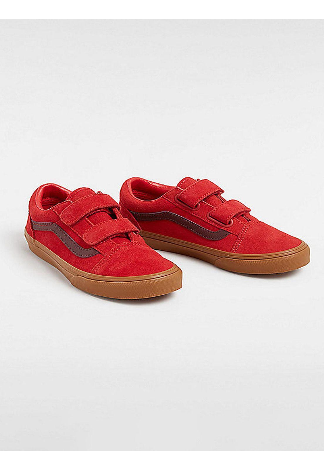 Zapatilla kids Unisex Old Skool Rojo-1