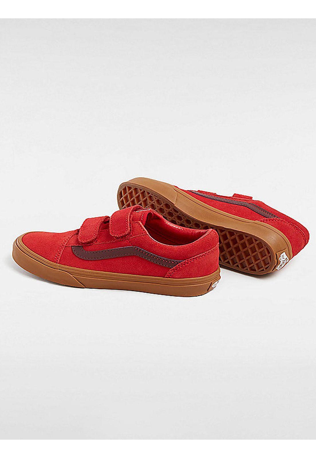 Zapatilla kids Unisex Old Skool Rojo-3