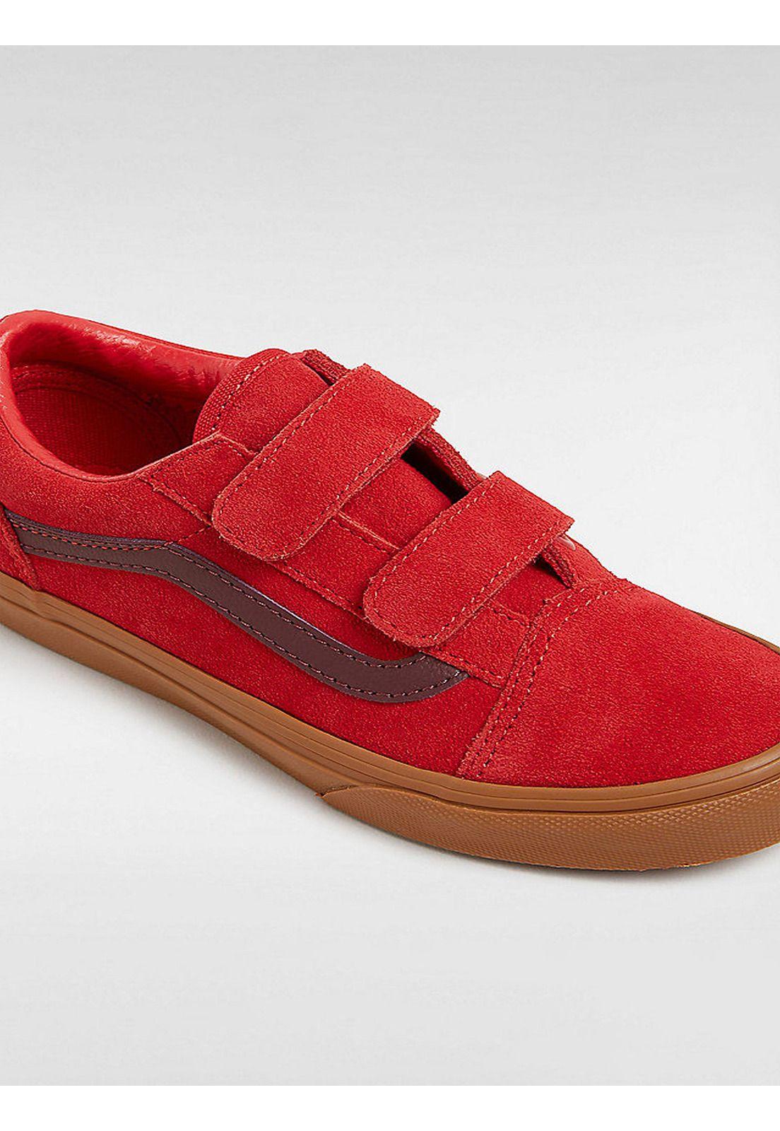 Zapatilla kids Unisex Old Skool Rojo-4
