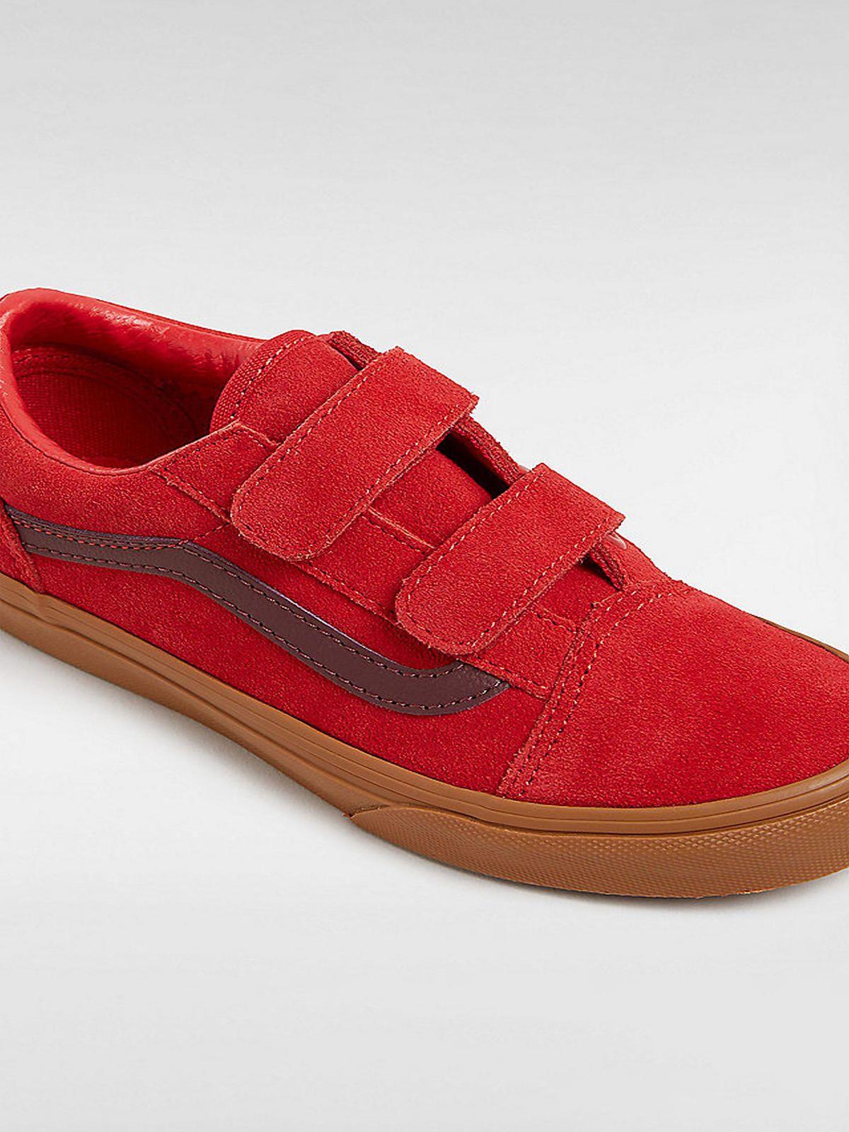 Zapatilla kids Unisex Old Skool Rojo-4