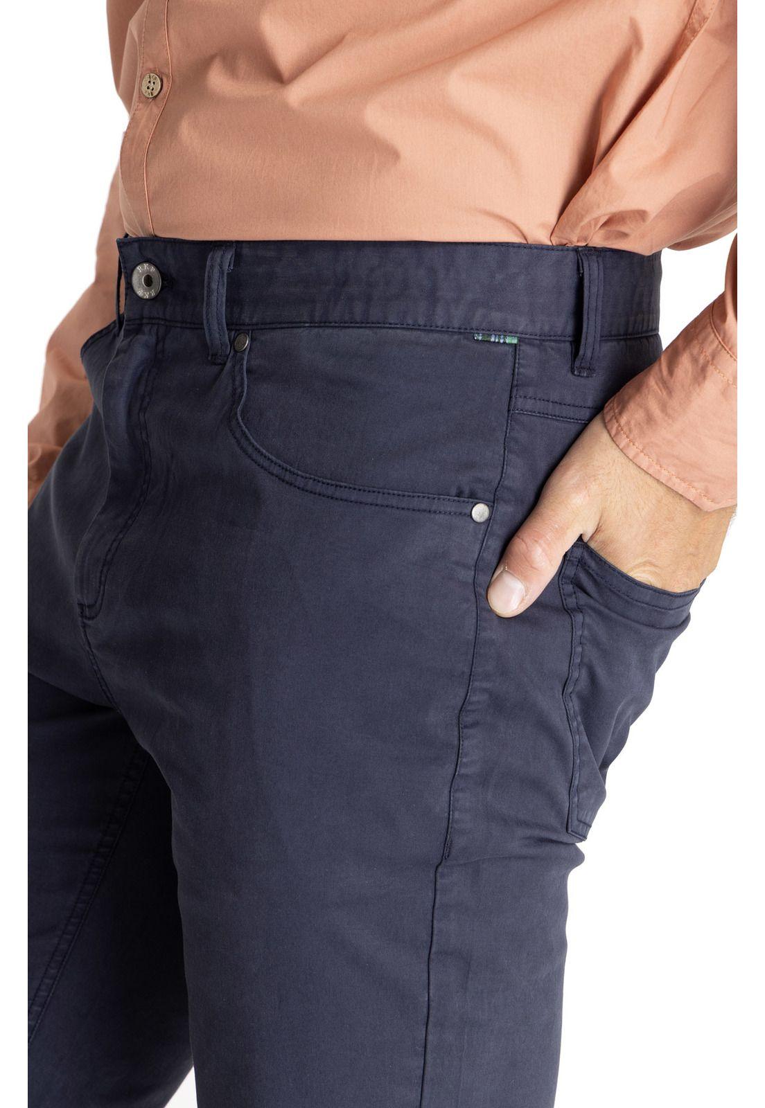 Pantalón Hombre Five Azul Oscuro-6