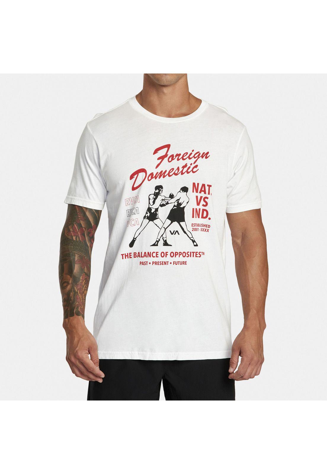 Polera M/C Natvsind M Tees Blanco Hombre-0