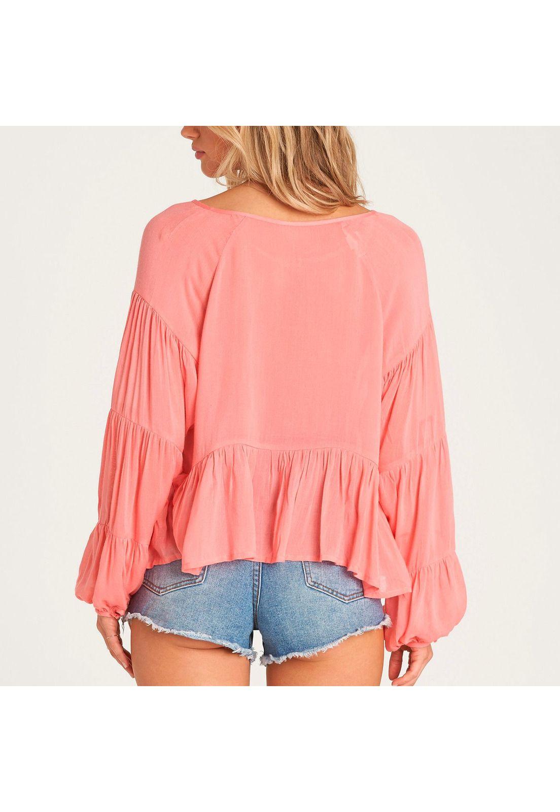 Blusa Mujer By The Sea Coral-1